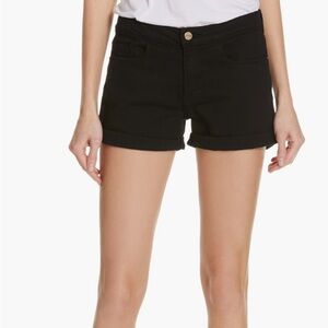 Frame Size 30 black denim shorts
